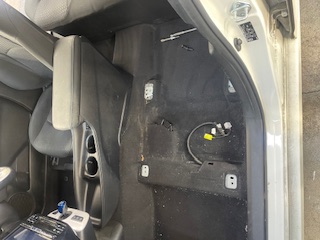 車内の嘔吐洗浄